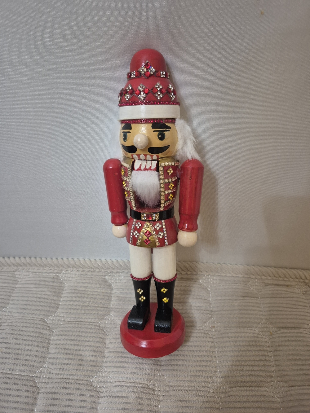 Red Decorative Nutcracker Soldier Holiday Figurine